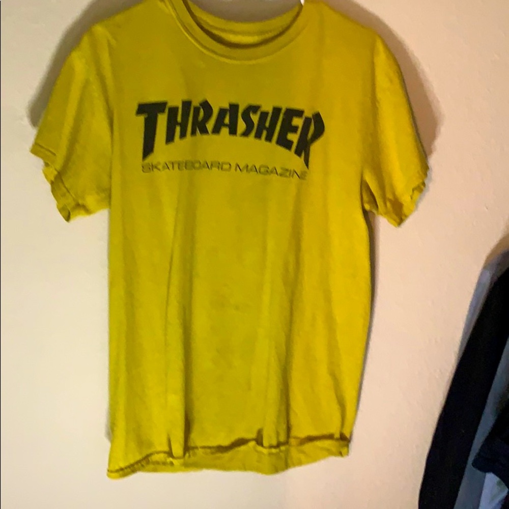 Thrasher yellow tee